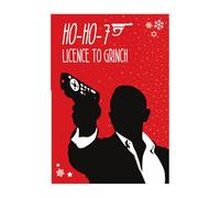 Emotional Rescue Carte de Noël humoristique avec télécommande TV Multicolore 17,6 x 12,4 cm