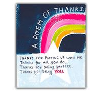 Emotional Rescue Carte de remerciement Thank You, Perfect, salade en papier