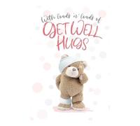 Emotional Rescue Carte de rétablissement « Stuffed with Love, Get Well Soon » avec des tonnes de câlins et Well Hugs, carte de vœux Get Well