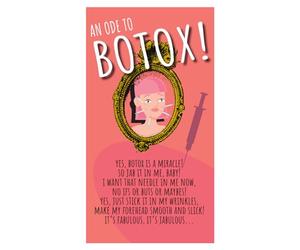 Emotional Rescue Face Ache, Carte d'anniversaire pour elle, An Ode to Botox! Carte d'anniversaire pour femme, carte d'anniversaire amusante pour elle