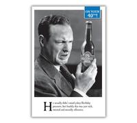 Emotional Rescue Jokey Cartes de vœux humoristique pour homme 40e anniversaire pour homme