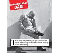 Emotional Rescue Jokey Cartes de vœux pour papa, carte d'anniversaire amusante pour papa, carte d'anniversaire pour papa