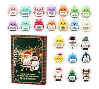 Emotíonal Support Ādvent Calendar 2026-24 Day Christmas Countdown | 24 Mini 2D Figures, Novelty Gift, for Kids, Adults & Party Favors