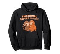 Emotional Support Buddy Peluche bébé Singe Orang-outan Sweat à Capuche