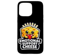 Emotional Support Cheese Fromage Kawaii Humour Gourmand Coque pour iPhone 15 Pro Max
