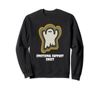 Emotional Support Ghost Spooky Fall Design Sweatshirt