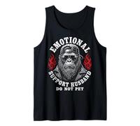 Emotional Support Husband Do Not Pet Funny Gorilla Débardeur