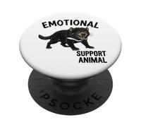 Emotional Support Tasmanian Devil Animal drôle PopSockets PopGrip Adhésif
