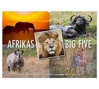 Emotionale Momente: Afrikas Big Five (Wandkalender 2026 DIN A2 quer), CALVENDO Monatskalender: Der Traum eines jeden Safaritouristen ist es die Big ... Löwe und Leopard vor die Linse zu bekommen.
