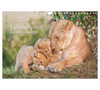 Emotionale Momente: Liebenswerte Löwenbabys / CH-Version (Wandkalender 2027 DIN A4 quer), CALVENDO Monatskalender: Die Kinder vom "König des Löwen"