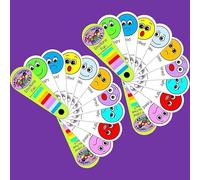 Emotions Face Feelings Lot de 2 fans - ASD/autisme/SEN / besoins spéciaux, aide à la communication sociale non verbale