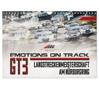 Emotions on Track - Langstreckenmeisterschaft am Nürburgring - GT3 (Wandkalender 2026 DIN A4 quer), CALVENDO Monatskalender: Motorsportaufnahmen der GT3 Boliden der VLN aus dem Jahr 2016