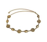 EMOTTOS Ceinture à chaîne Concho pour femme, Chaîne de taille en métal ajustable Western Cowboy Cowgirl pour femmes, Ceintures boho exquises pour jeans robe(7 Style)