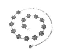 EMOTTOS Ceinture à chaîne Concho pour femme, Chaîne de taille en métal ajustable Western Cowboy Cowgirl pour femmes, Ceintures boho exquises pour jeans robe(7 Style)