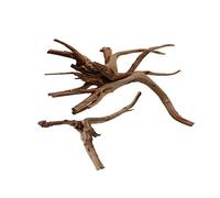 Emours Aquarium Driftwood Tropical Fish Plant Habitat Decor Varies Size, Small & Large,2 pcs Pack by Emours Pet