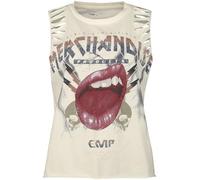 EMP Stage Collection Femme débardeur Blanc avec Impression Vintage XL