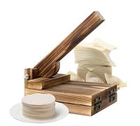 Empanada Maker Tool, Dough Press Kitchen Gadget, Manual Dumpling Wrapper Molder for Ravioli Wonton Tortilla Folding Cutter Home Apartment Restaurant Use, Easy Shape Seal Cooking Prep Baking Utility