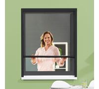 empasa protection contre les insectes moustiquaire volet roulant Store moustiquaire fenêtre enroulable SMART, différentes dimensions, en blanc, marron ou anthracite à monter soi-même