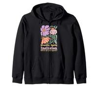 Empathie Bonté Floral America Diversité Equity Inclusion Sweat à Capuche