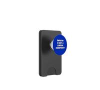 Empathie Conspiration Libérale Égalité Humour Anti-républicain PopSockets PopWallet pour MagSafe