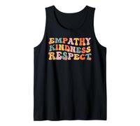 Empathy Kindness Respect Retro Wavy Hippie Débardeur
