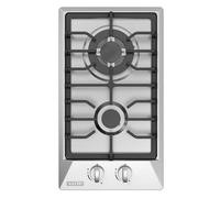 Empava - Cuisinière à gaz 30,5 cm avec 2 brûleurs scellés Italia Sabaf NG/GPL convertible en acier inoxydable