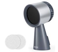 Empava Hotte de cuisine portable pour cuisine, ventilateur d'échappement de cuisine à 3 vitesses ou barbecue intérieur, marmite chaude et camping-car, filtre amovible et tasse à huile, gris