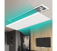 Empêchez le déflecteur de vent de climatisation à déflecteur de soufflage direct 40-130 cm, déflecteur de chaleur et d'air réutilisable pour les évents, les parois latérales, les registres de climati