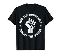 Empêchez Les Immigrants d'expulser des Hommes, des Femmes et des Enfants Lors d'une Manifestation raciste T-Shirt