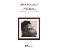 Empedocle, tome 1. Introduction à l'ancienne physique