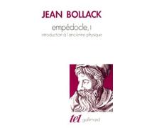 Empédocle - Tome 1, Introduction À L'ancienne Physique