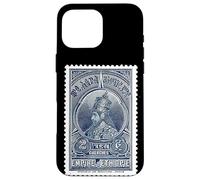 Empereur éthiopien Haile Selassie Ancien Timbre Art Juda Rasta Coque pour iPhone 16 Pro Max