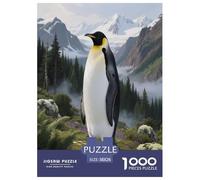 Empereur Pingouin 1000 Piece Puzzle Games for Adults Challenging & Brainteasing Jigsaw Puzzle Animaux Home Decors for Boys and Girls 38x26cm/1000pcs