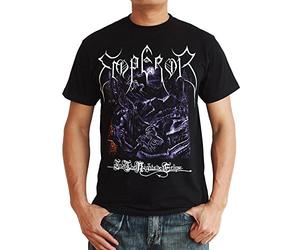 Emperor - - Hommes Dans le Nightside T-shirt en noir, Large, Black