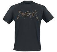 Emperor Logo Gold T-Shirt Homme Noir Band-Merch, Bands, Noir, XL