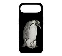 Emperor Penguins and Chick Vintage Art Coque pour iPhone Air