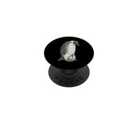 Emperor Penguins and Chick Vintage Art PopSockets PopGrip Adhésif