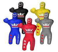Emperor Sucette de lutte pour enfants pour MMA, boxe, BJJ, judo, bleu (vide, toile, 119 cm, L, 36,3 kg, unisexe, à partir de 3 ans, EMX)