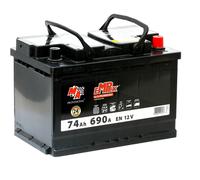 EMPEX 56-045 Batterie de Démarrage 12V 74Ah 690A EN pour VW GOLF VI (5K1) Cra