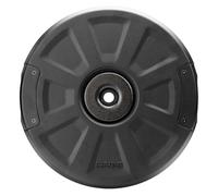 EMPHASER EBS111X Caisson de basses actif pour roue de secours ou roue de secours 28 cm/11" avec amplificateur 300 W, caisson de basses compact pour voiture, hauteur de seulement 120 mm