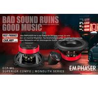 Emphaser ECP-M5 Monolith 2-Way Compo 13 CM/5,25 " Système à Composants 100 Watt