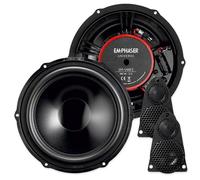 EMPHASER EM-VWF3 Système de composants Plug & Play 3 voies 20 cm Compatible avec fourgons VW T5, camping-cars, haut-parleurs encastrables pour portes/tableau de bord, 100 W RMS