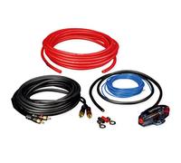 EMPHASER ESP-RP10 - Kit de câbles d'alimentation de haute qualité pour connecter un amplificateur, kit d'alimentation pour voitures et camping-cars, câble d'alimentation de 10 mm et 5 m de câble