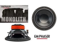EMPHASER M10 Monolith 25 cm Subwoofer 1 x 4 Ohm 200 Watt RMS 25 cm / 10"