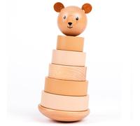 Empilable en bois ours marcel beige TU