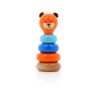 Vilac - Jeu Montessori en Bois Boizoos- Marcel l’Ourson - développe motricité, Coordination et Apprentissage des Couleurs - Dès 12 Mois - Fabriqué en France avec des matériaux durables