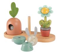MOULIN ROTY Wooden Stack Up Toy Trois Petits Lapins jouet d’activité en bois 12m+ 1 pcs