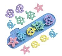 Empilables - Blocs De Construction En Silicone Avec Animaux Marins P