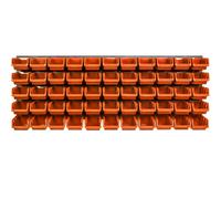 99 pcs. Boîtes, Étagère murale pour système de rangement 115 x 78cm Porte-outils