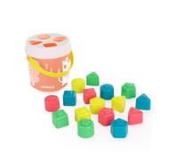 Empilables pour bébés de couleur saumon vert TU